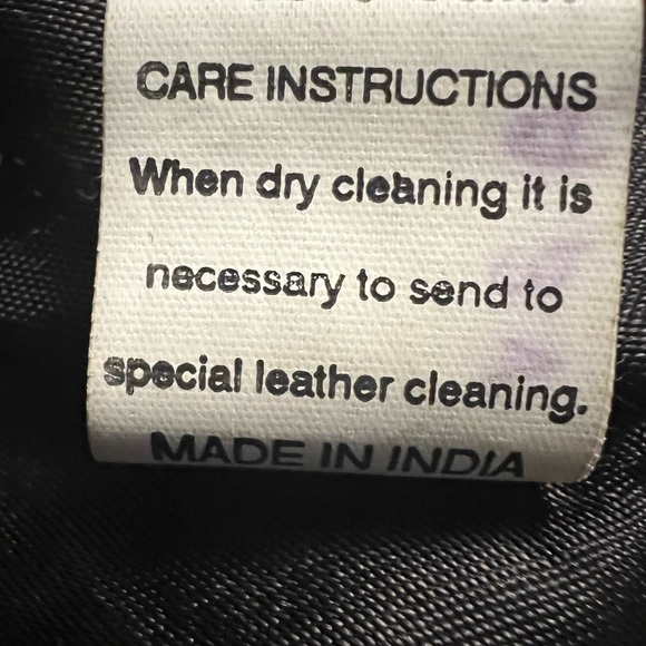 Black Leather Swing Coat - Picture 4 of 5